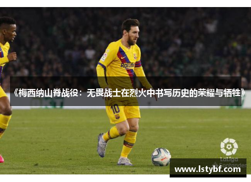 《梅西纳山脊战役：无畏战士在烈火中书写历史的荣耀与牺牲》